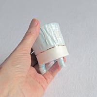 RUCHED No9, white porcelain, tea light holder, pottery 9th anniversary, china 2nd 20th anniversary, porcelain 18th anniversar