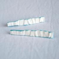 RUCHED bar earrings, porcelain earrings, jade glaze, turquoise, 925 sterling silver, post earrings, fashion jewellery, 11th a