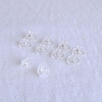 Large silicone, earring stoppers, earring backs, ear nuts, 5 pairs, silicone stoppers, 
