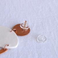 Large silicone, earring stoppers, earring backs, ear nuts, 5 pairs, silicone stoppers, 