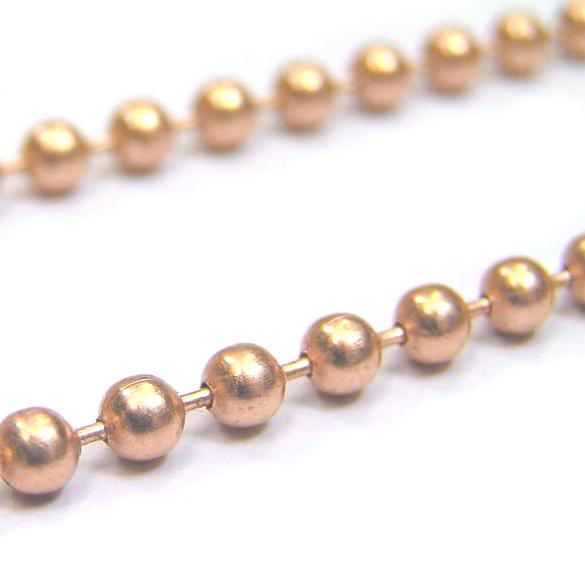 HAND necklace, porcelain, copper bead chain, choose length 