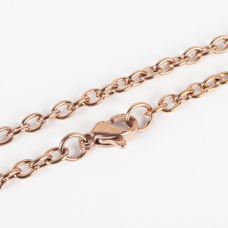 porcelain gift, draped heart necklace, pink satin, snake chain, rose gold necklace, stainless steel, omega necklet, VanillaKi