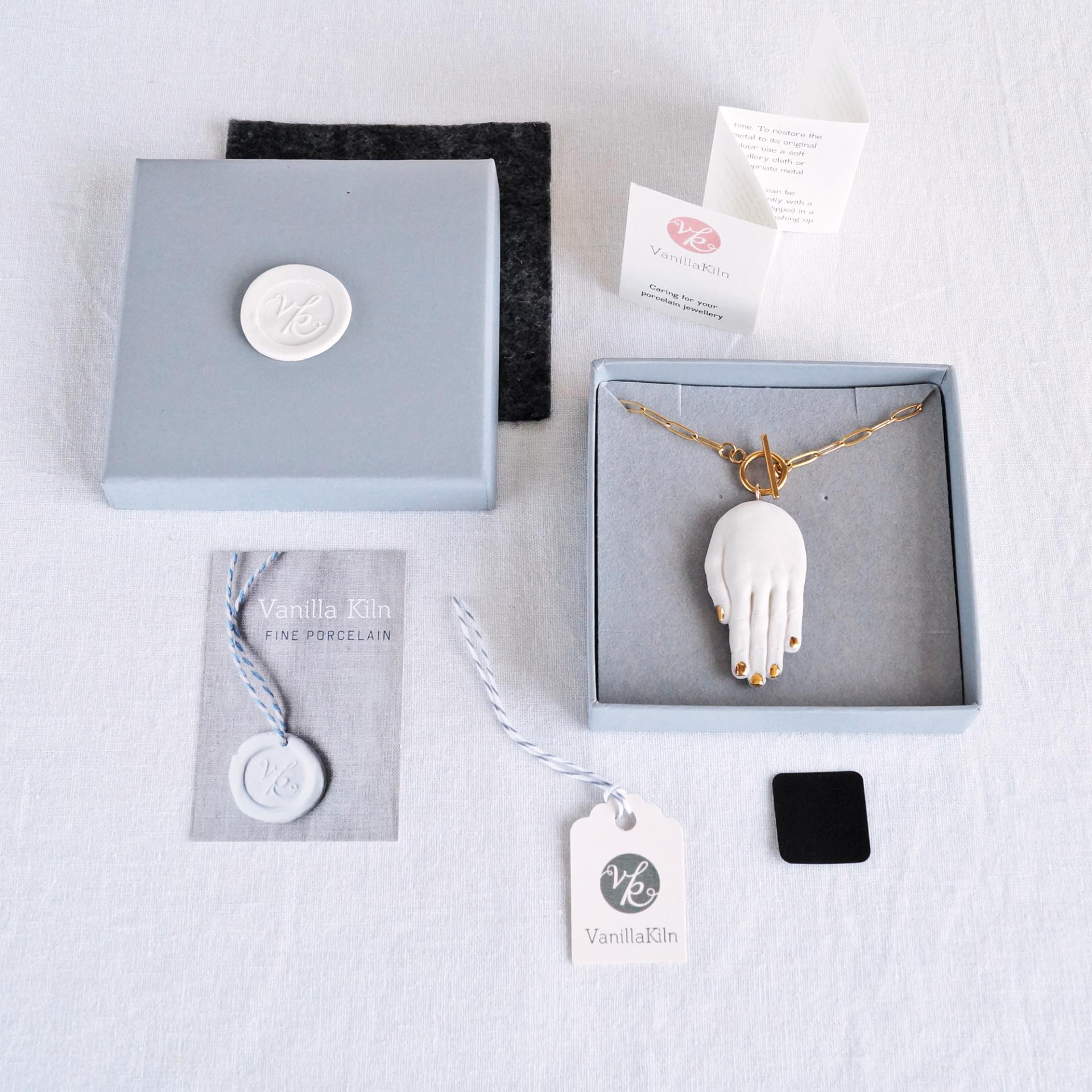 FEATHER necklace, speckled pink, rose gold chain