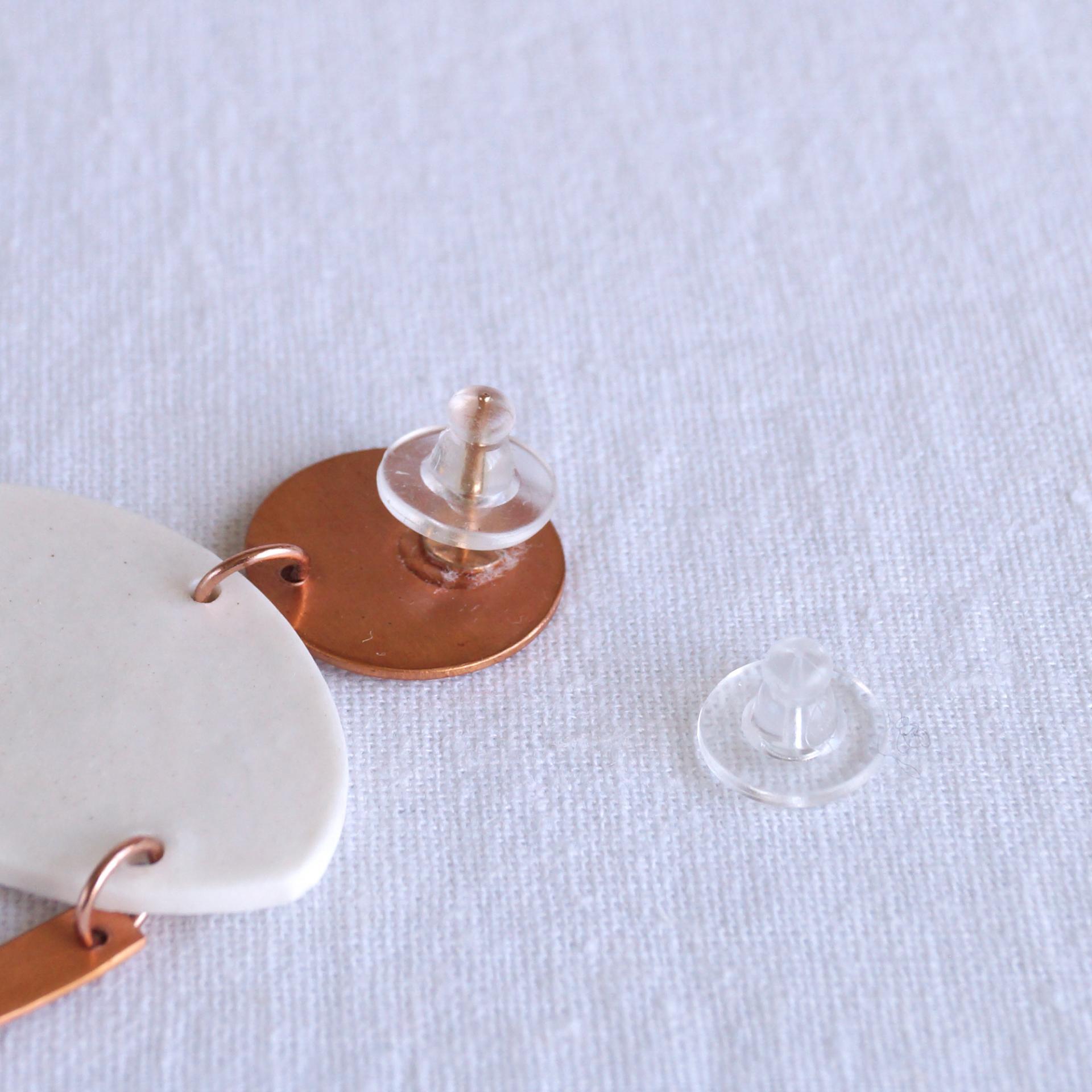 Large silicone, earring stoppers, earring backs, ear nuts, 5 pairs, silicone stoppers, 