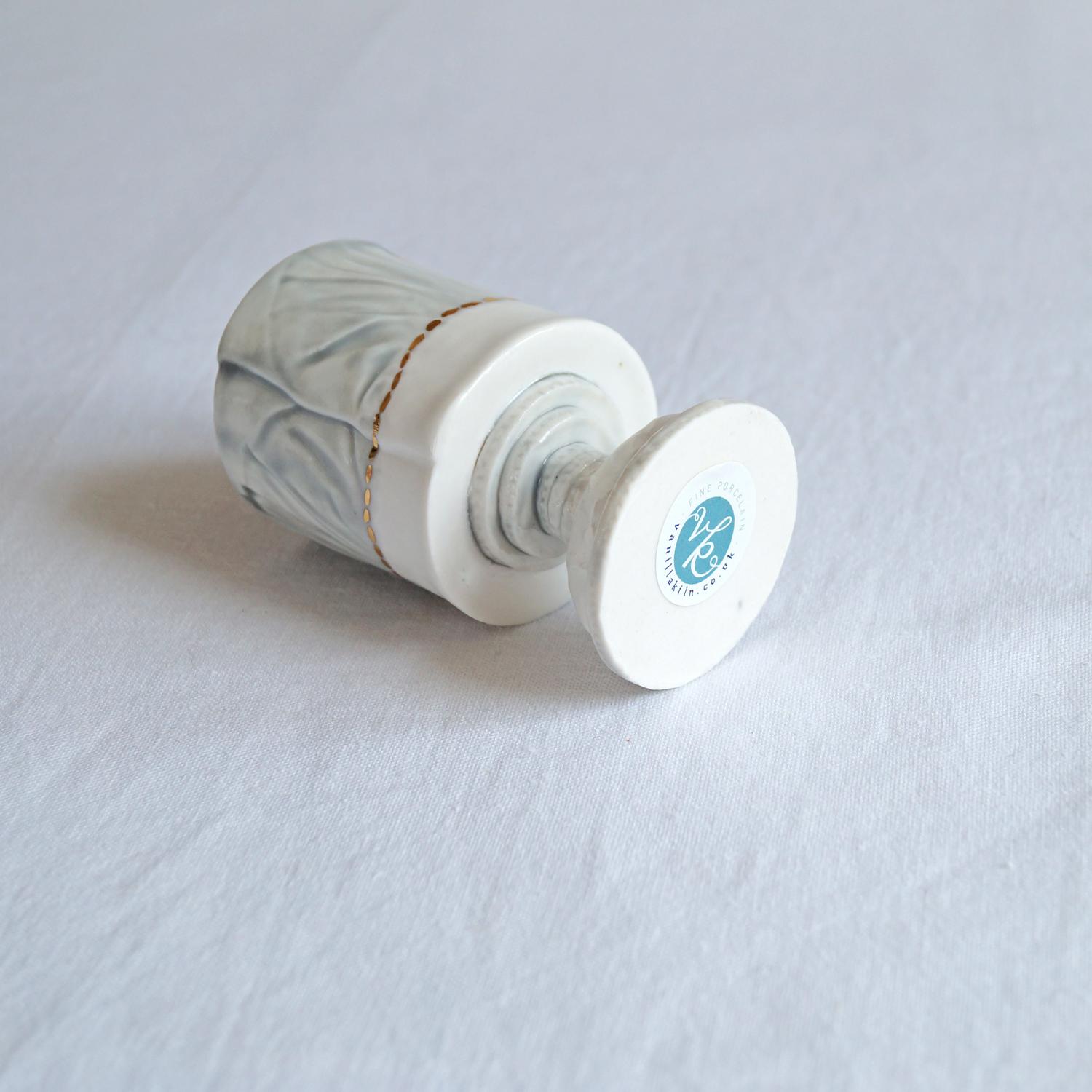 tealight holder, white porcelain, stemmed tea light holder, pottery 9th anniversary, china 2nd 20th anniversary, porcelain 18